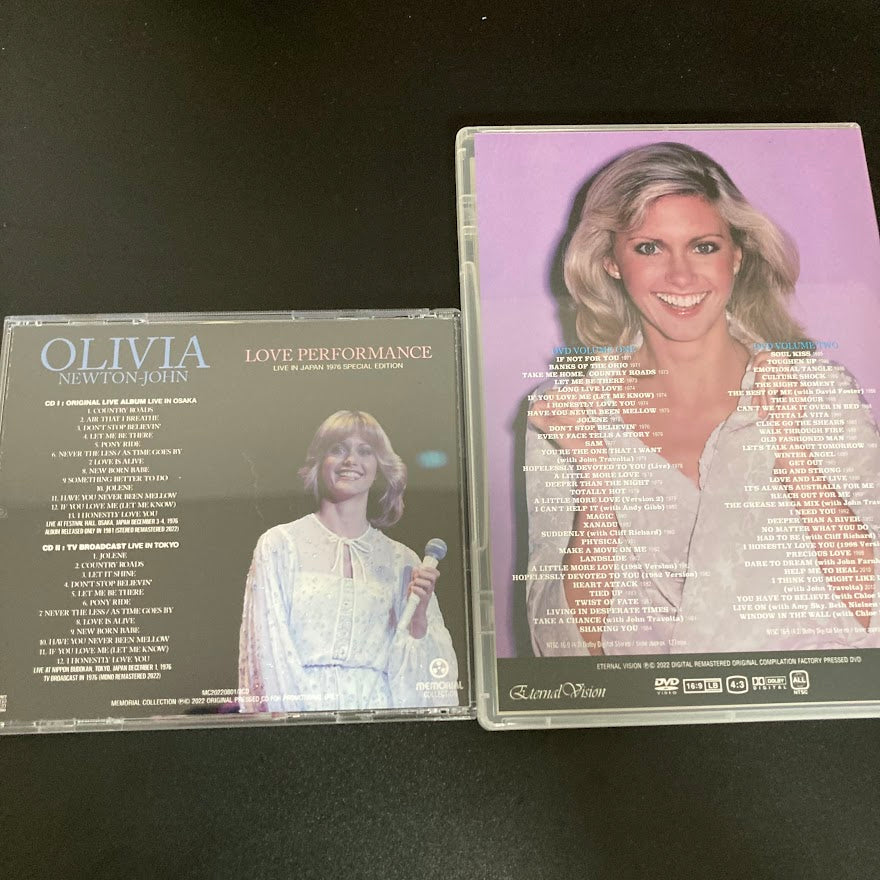 OLIVIA NEWTON-JOHN Love Performance Greatest Video Collection 2CD