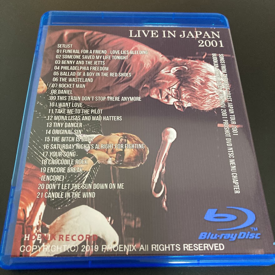 Elton John / Songs from the West Coast Japan Tour 2001 (1BDR) – Music Lover  Japan