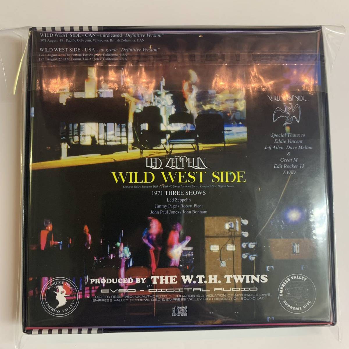 Led Zeppelin / Wild West Side 6CD Box Empress Valley – Music Lover Japan