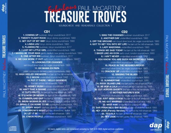 PAUL McCARTNEY / Fabulous TREASURE TROVES 2CD