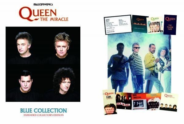 QUEEN / THE MIRACLE - EXPANDED COLLECTOR'S Edition BLUE (2CD+DVD