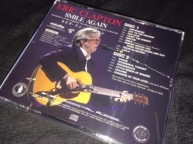 Eric Clapton / SMILE AGAIN Live in Bahrain (2CD) – Music Lover Japan