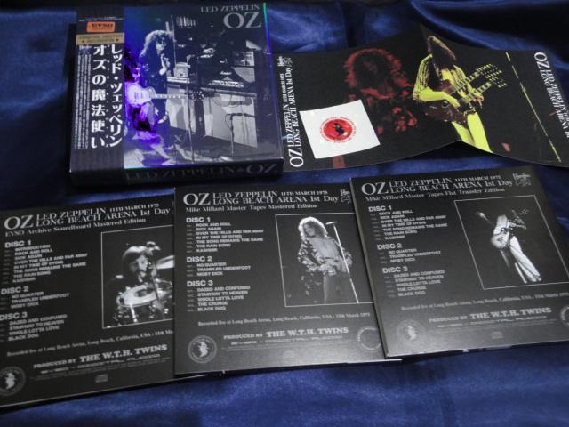 Led Zeppelin OZ Empress Valley 9 CD Box Set 1975 Long Beach Arena