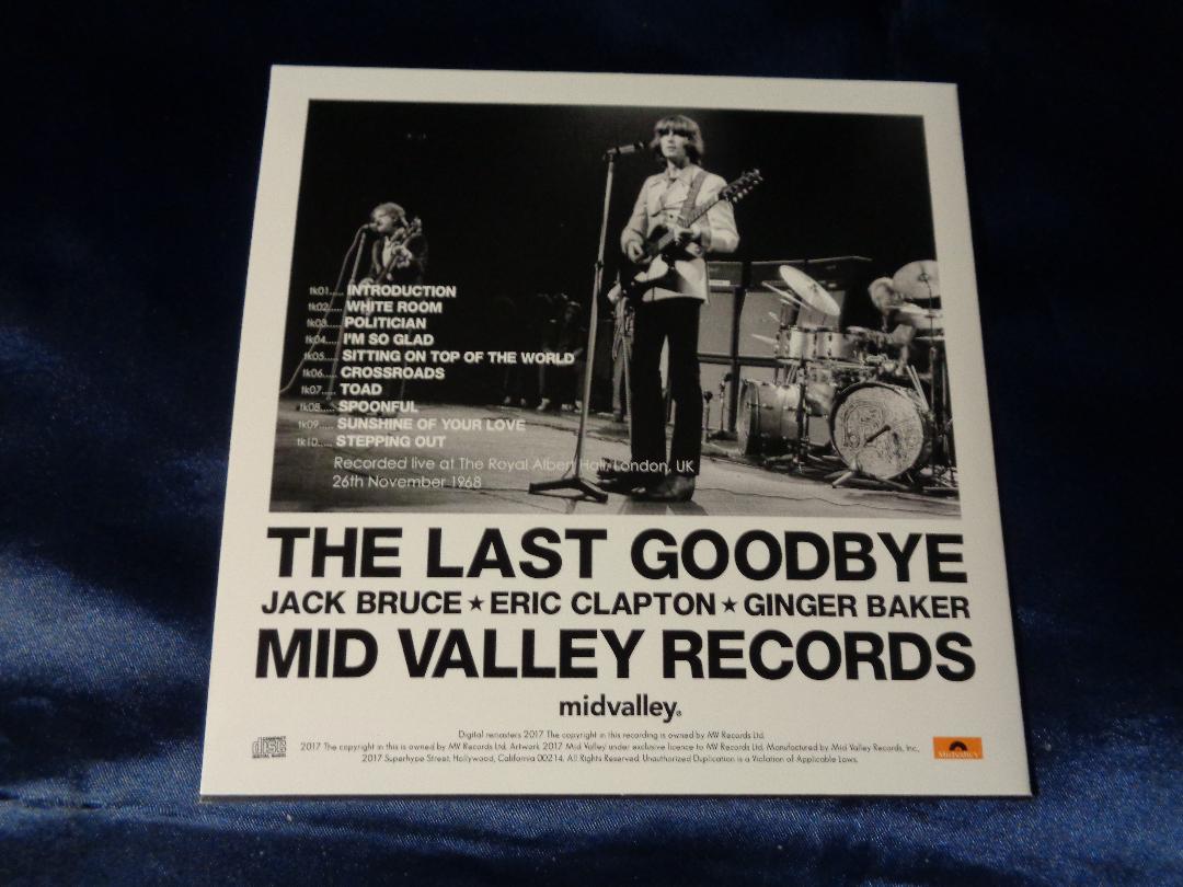 MID VALLEY！4CD！CREAM/ THE LAST GOODBYE - 洋楽