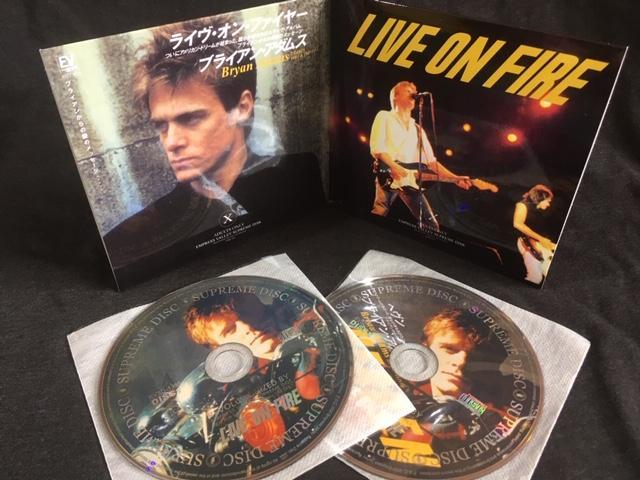 Bryan Adams / Live On Fire (2CD) – Music Lover Japan