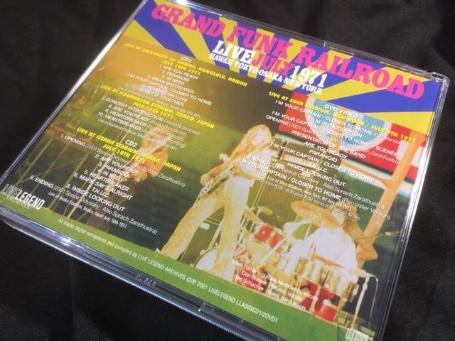 GRAND FUNK RAILROAD LIVE JULY 1971 50TH ANNIVERSARY COLLECTOR'S EDITION (2CD+DVD)