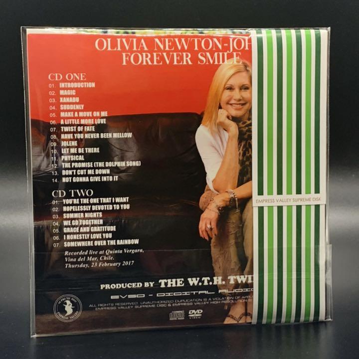 OLIVIA NEWTON-JOHN / FOREVER SMILE 2017 (2CD＋DVD) – Music Lover Japan