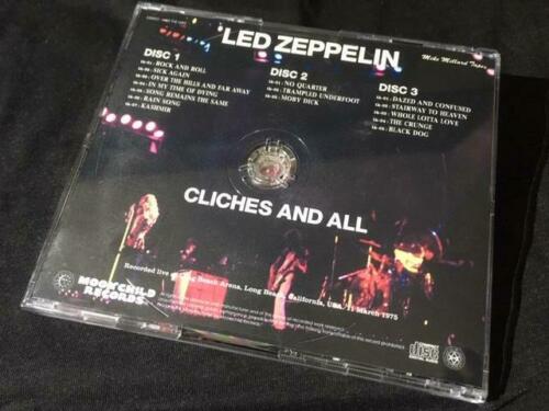 Led Zeppelin Cliches And All CD 3 Discs Long Beach California 1978 Moonchild