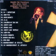 Load image into Gallery viewer, BLACK SABBATH / THE DAY OF TONY&#39;S ILLENESS Mr. Peach (1CD)
