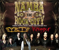 WINGER / Y&T / NAMBA ROCK CITY 2014 (4CD)