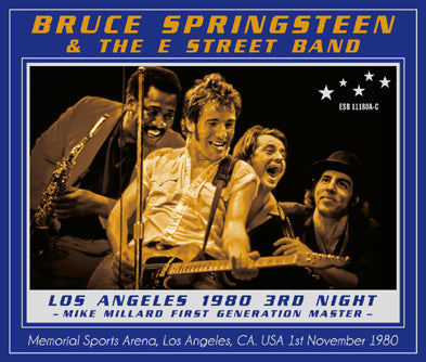 BRUCE SPRINGSTEEN & THE E STREET BAND / LOS ANGELES 1980 3RD NIGHT MIKE MILLARD FIRST GENERATION MASTER (3CD)