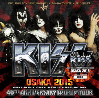 KISS / OSAKA 2015 (2CD+1DVDR)