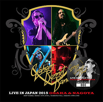 GRAHAM BONNET BAND / LIVE IN JAPAN 2015 OSAKA & NAGOYA STEREO SOUNDBOARD (2CD+1DVDR)