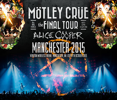 MOTLEY CRUE / ALICE COOPER / MANCHESTER 2015 (3CDR)