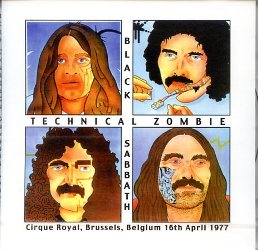 BLACK SABBATH / TECHNICAL ZOMBIE BRUSSELS 1977 (1CDR)