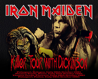 IRON MAIDEN / KILLER TOUR WITH DICKINSON (4CDR)