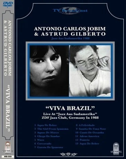 ANTONIO C JOBIM & ASTRUD GILBERTO  / Viva Brazil (1DVDR)