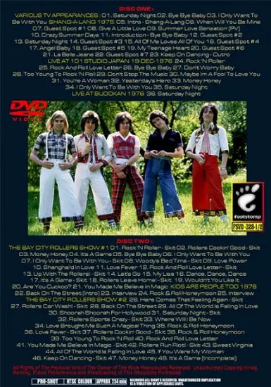 BAY CITY ROLLERS / SHANG-A-LANG PRO SHOT (2DVDR)