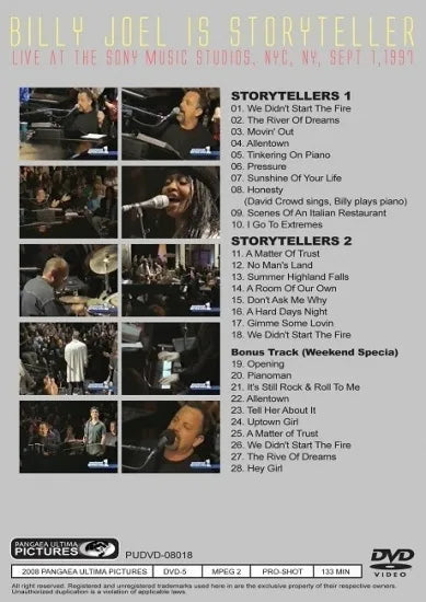 BILLY JOEL / STORYTELLER (1DVDR)