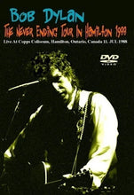 Load image into Gallery viewer, BOB DYLAN / THE NEVER ENDING TOUR IN HAMILTON 1988 (1DVDR)
