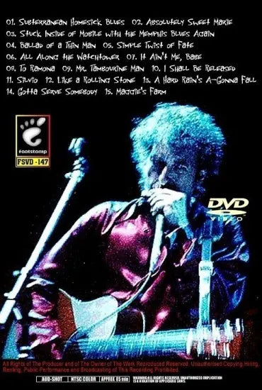 BOB DYLAN / THE NEVER ENDING TOUR IN HAMILTON 1988 (1DVDR)