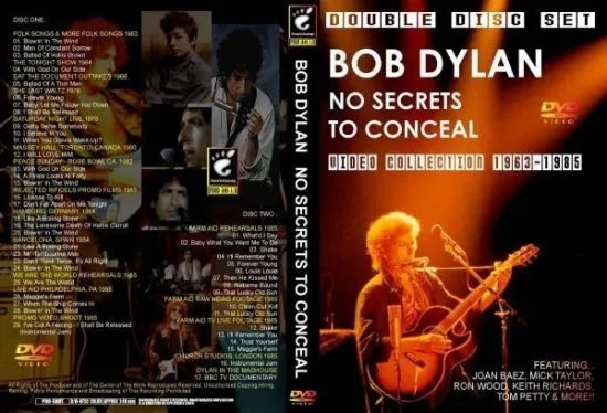 BOB DYLAN / NO SECRETS TO CONCEAL (2DVDR)