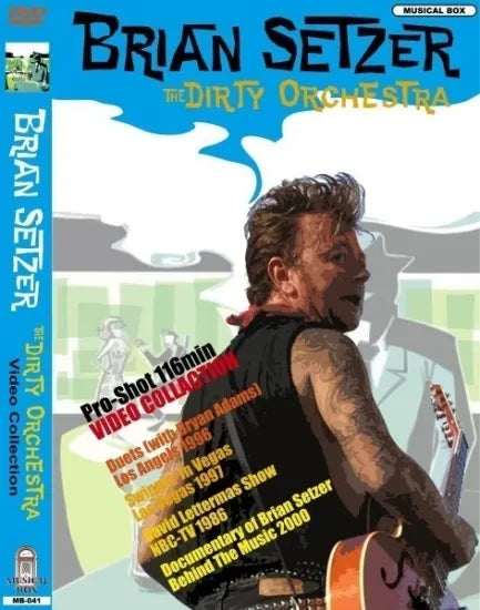 BRIAN SETZER / THE DIRTY ORCHESTRA-VIDEO COLLECTION (1DVDR)