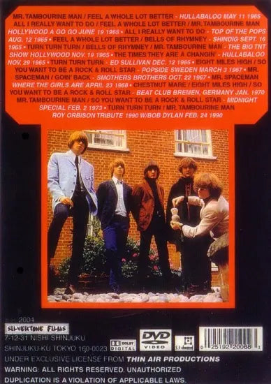 THE BYRDS / HANDS OF TYME (1DVDR)