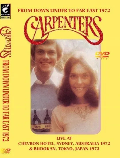 CARPENTERS / FROM DOWN UNDER TO FAR EAST 1972 (1DVDR)