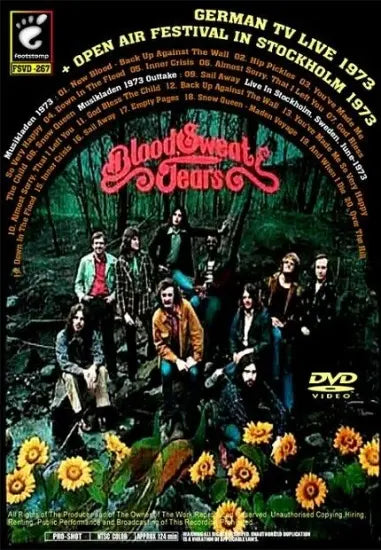 BLOOD SWEAT & TEARS / NO SWEAT IN EUROPE 1973 (1DVDR)