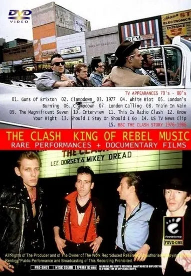 CLASH / King Of The Rebel Music (1DVDR)