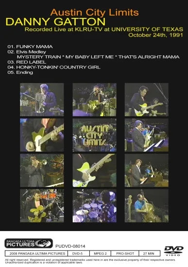 DANNY GATTON / AUSTIN CITY LIMITS 1993 (1DVDR)