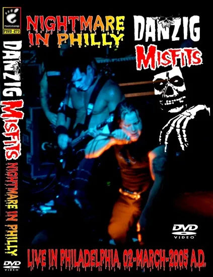 DANZING/MISFITS / NIGHTMARE IN PHILLY (1DVDR)