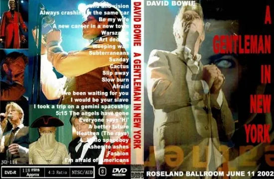 DAVID BOWIE / A Gentleman In New York (1DVDR)