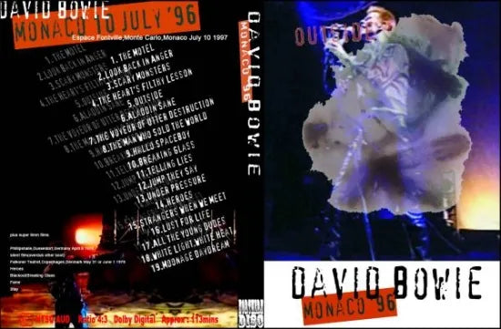 DAVID BOWIE / MONACO '96 (1DVDR)