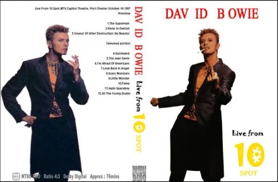 DAVID BOWIE / LIVE FROM 10 SPOT (1DVDR)