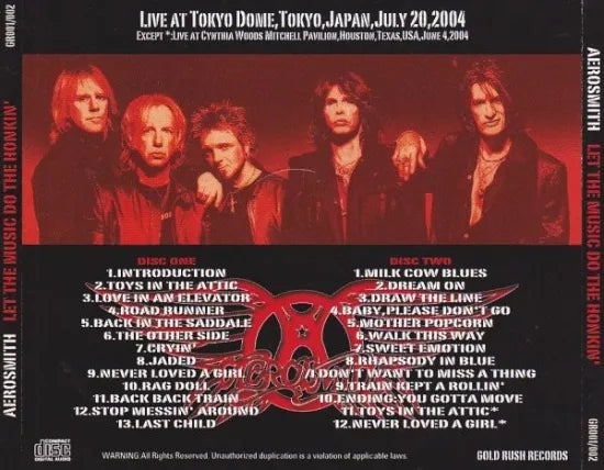AEROSMITH / LET THE MUSIC DO THE HONKIN' (2CD)