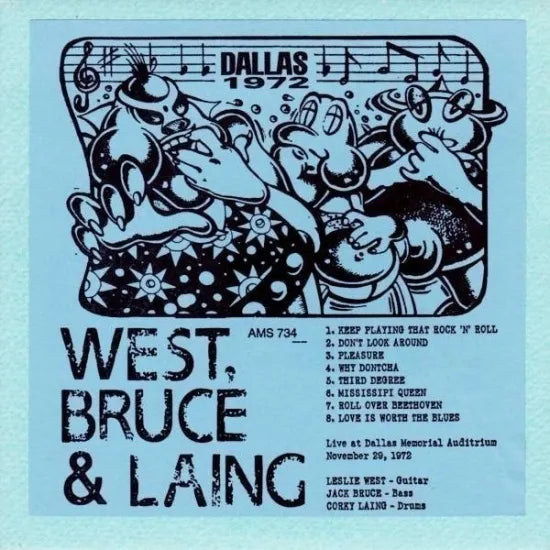 WEST, BRUCE & LAING / DALLAS 1972 (PAPER) (1CDR)