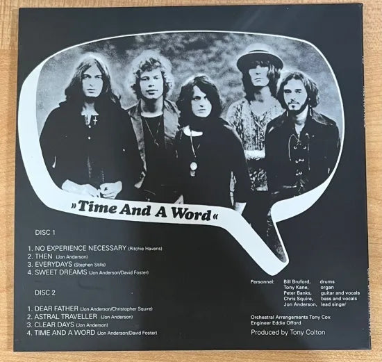 Yes / Time And A Word Paper Jacket 2CD