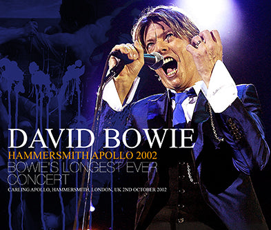 DAVID BOWIE / HAMMERSMITH APOLLO 2002 BOWIE'S LONGEST EVER CONCERT (3CDR+1CDR)