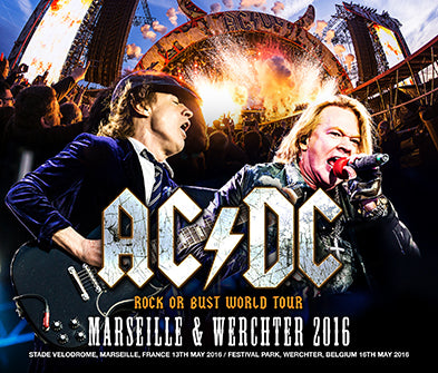 AC/DC / MARSEILLE & WERCHTER 2016 (4CDR)