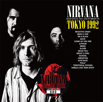 NIRVANA / TOKYO 1992 STEREO SOUNDBOARD (1CD)