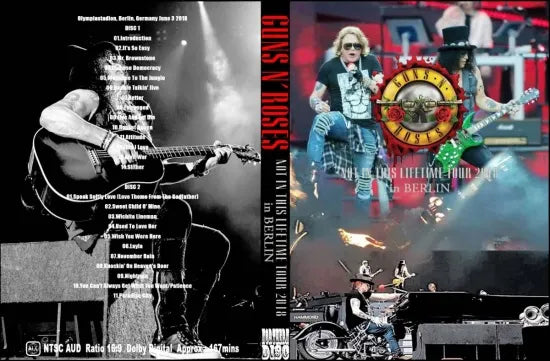 Guns N' Roses / Not In This Lifetime Tour 2018 in Berlin (2DVDR)