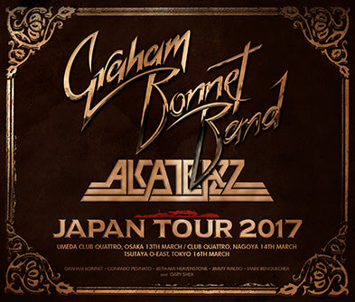 GRAHAM BONNET BAND/ALCATRAZZ / JAPAN TOUR 2017 (6CDR)