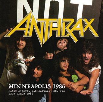 ANTHRAX / MINNEAPOLIS 1986 (1CDR)