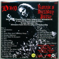 DIO / RONNIE'S BIRTHDAY PARTY (2CD)