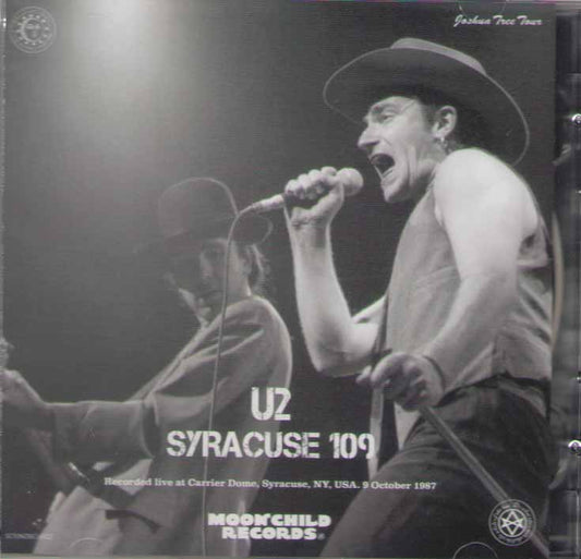 U2 Syracuse 109 Joshua Tree Tour 1987 2CD Soundboard Moonchild Records