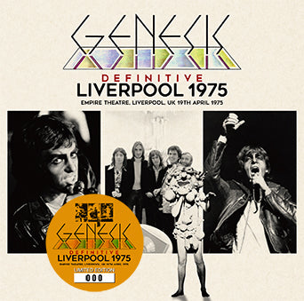 GENESIS / DEFINITIVE LIVERPOOL 1975 STEREO SOUNDBOARD (2CD+1CDR)