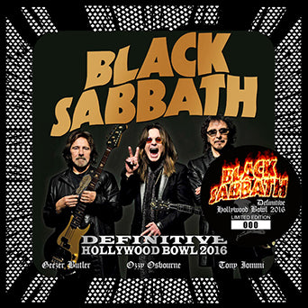 BLACK SABBATH / DEFINITIVE HOLLYWOOD BOWL 2016 STEREO Soundboard (2CD+1DVDR)