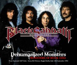 BLACK SABBATH / DEHUMANIZED MONSTERS PRO-SHOT SOUNDBOARD (1DVDR+2CDR)